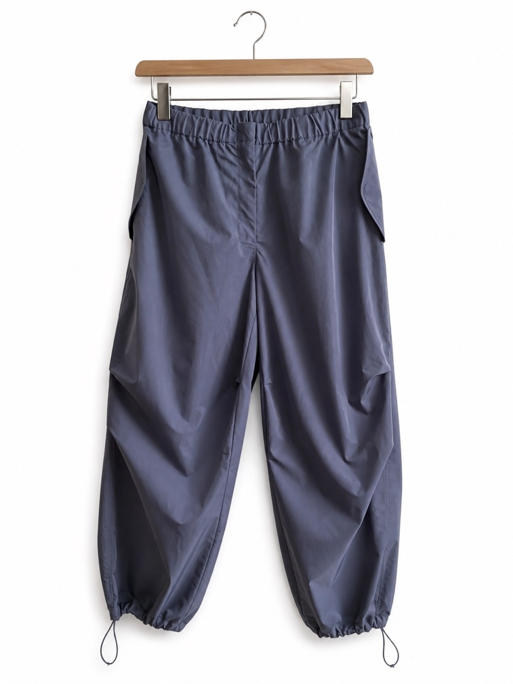Babaton Utility Parachute Cargo Pants Wide Leg Adjustable Hem 4 - Picture 2 of 5